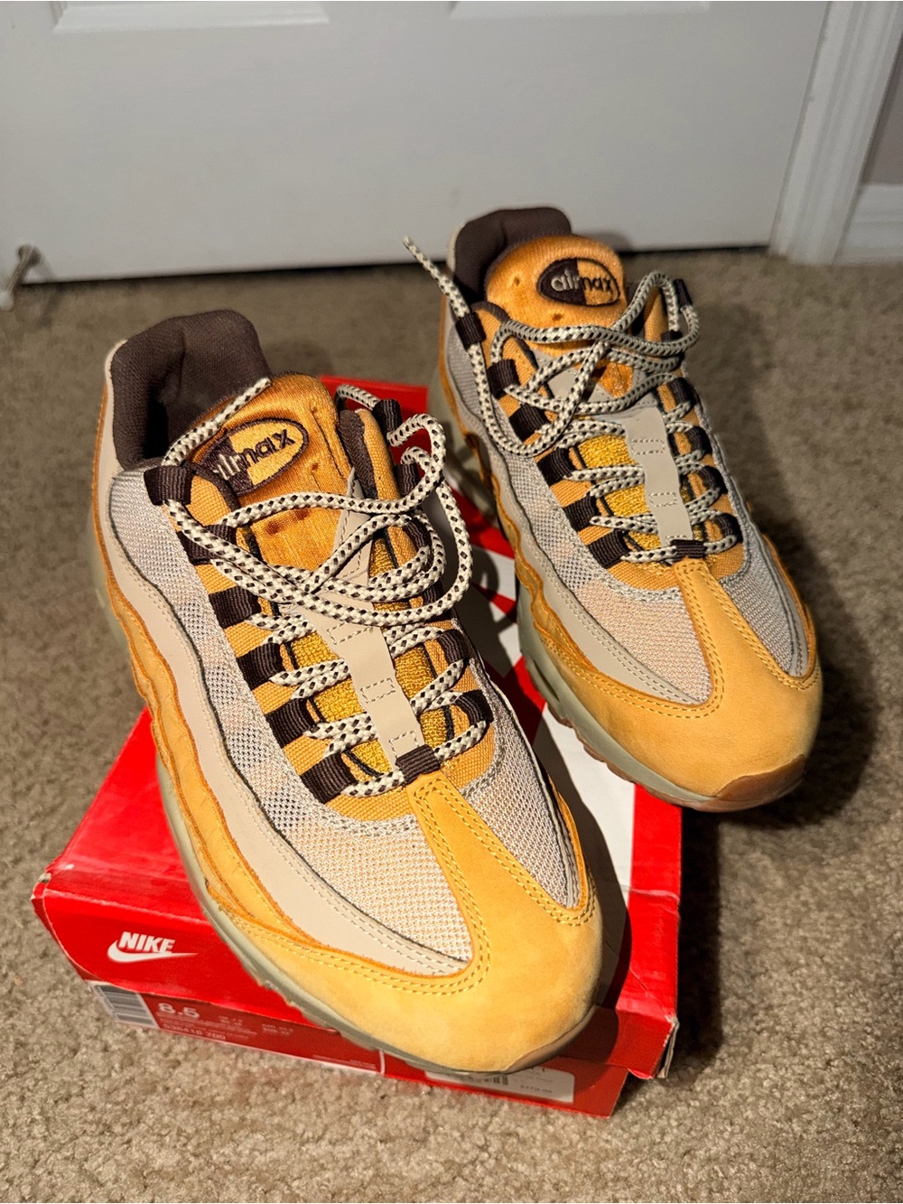 Nike Air Max 95 PRM Bronze Baroque Brown Bamboo Size 8.5